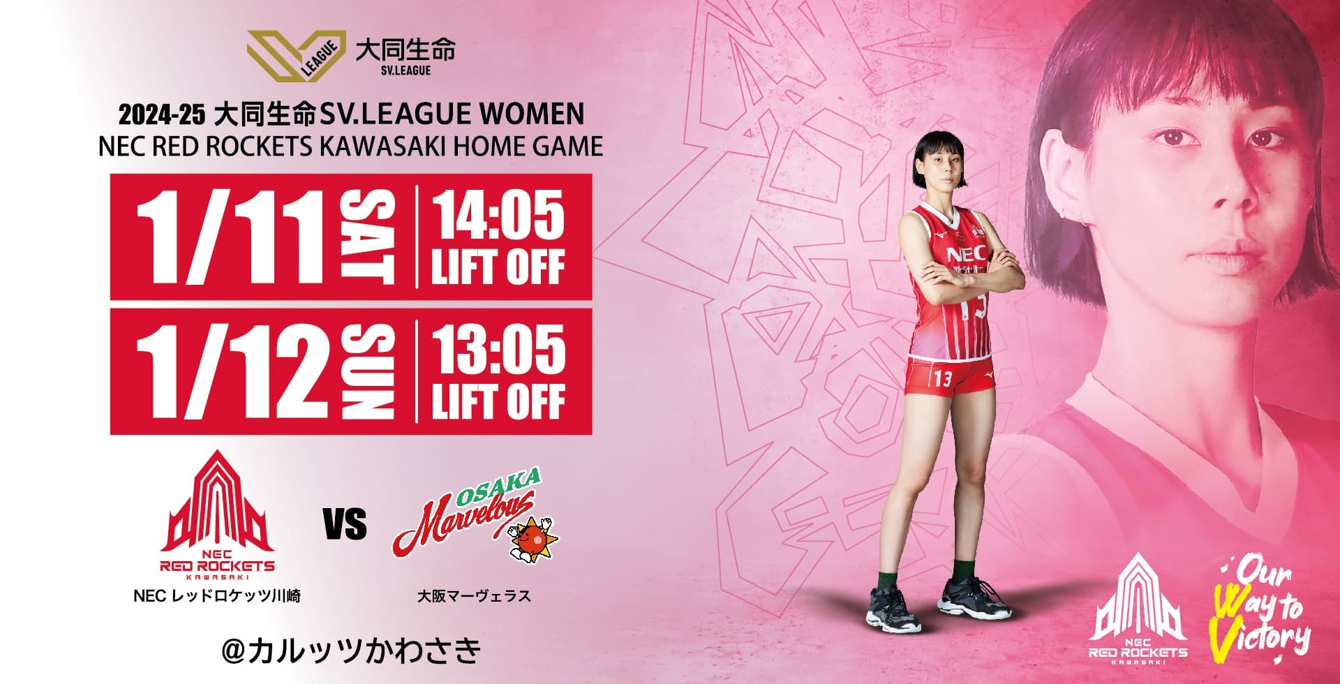 NEC RED ROCKETS | NECレッドロケッツ川崎公式サイト