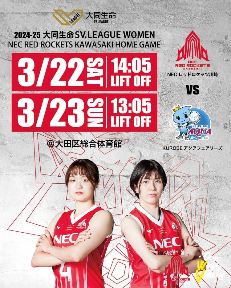 NEC RED ROCKETS | NECレッドロケッツ川崎公式サイト